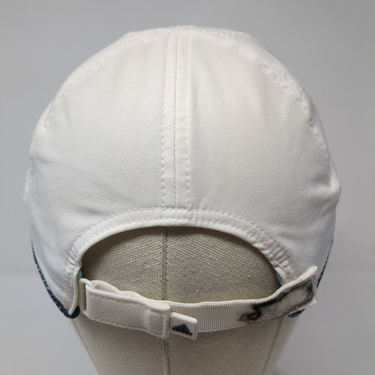 Adidas Adizero Strapback Hat White One Size Adjustable Embroidered Climacool