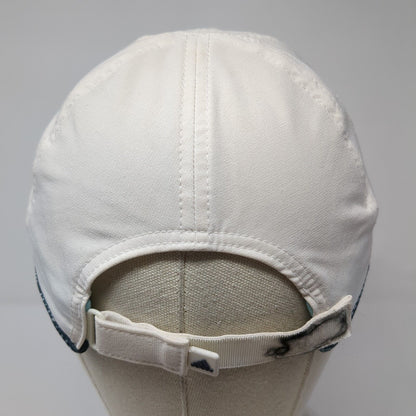 Adidas Adizero Strapback Hat White One Size Adjustable Embroidered Climacool