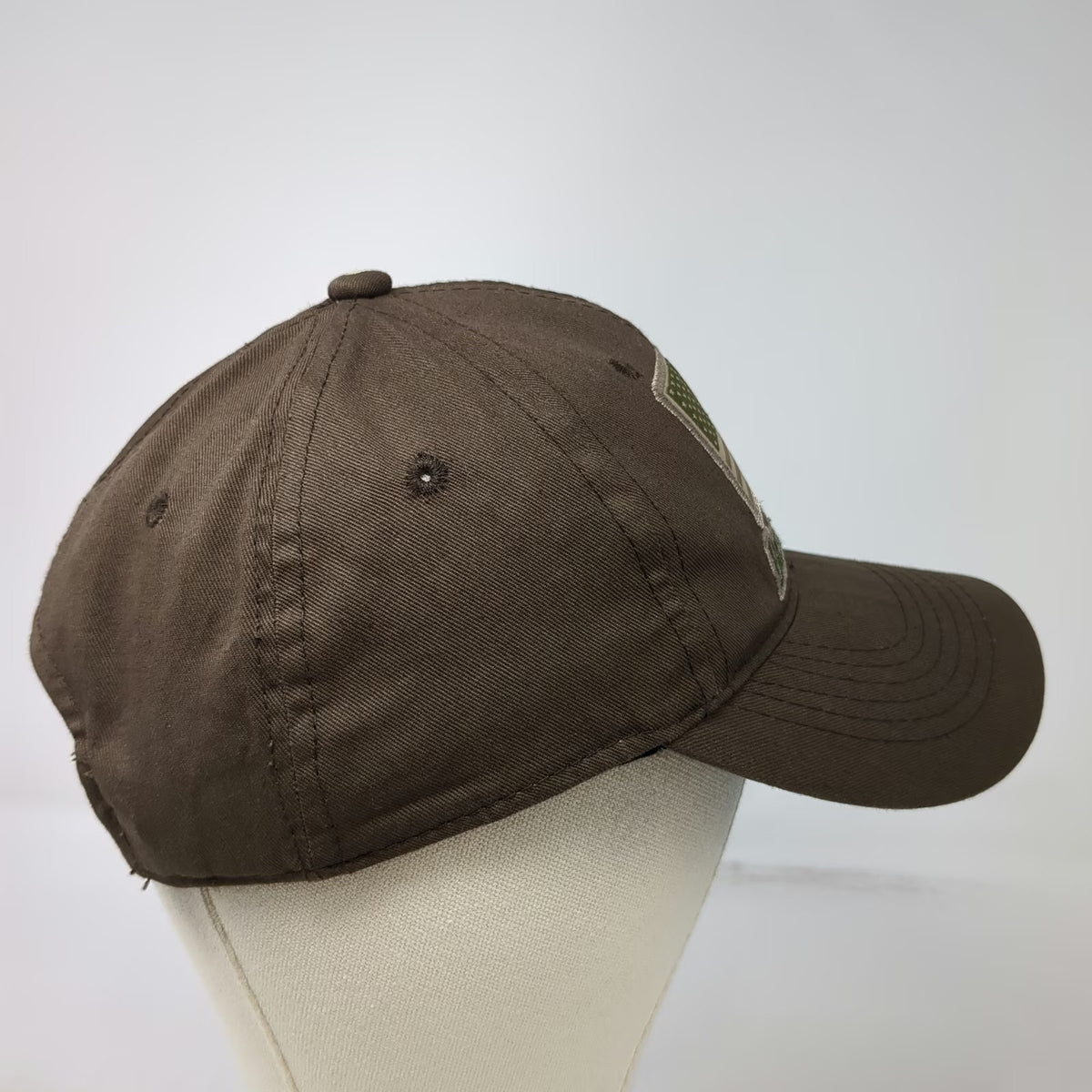 Bass Pro Shops Snapback Brown One Size Embroidered American Flag Logo Hat