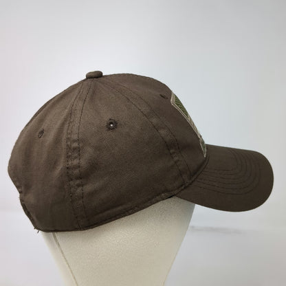 Bass Pro Shops Snapback Brown One Size Embroidered American Flag Logo Hat