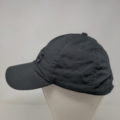 Lids Men's Slideback Hat Black Adjustable Embroidered Spell Out Logo 100% Cotton