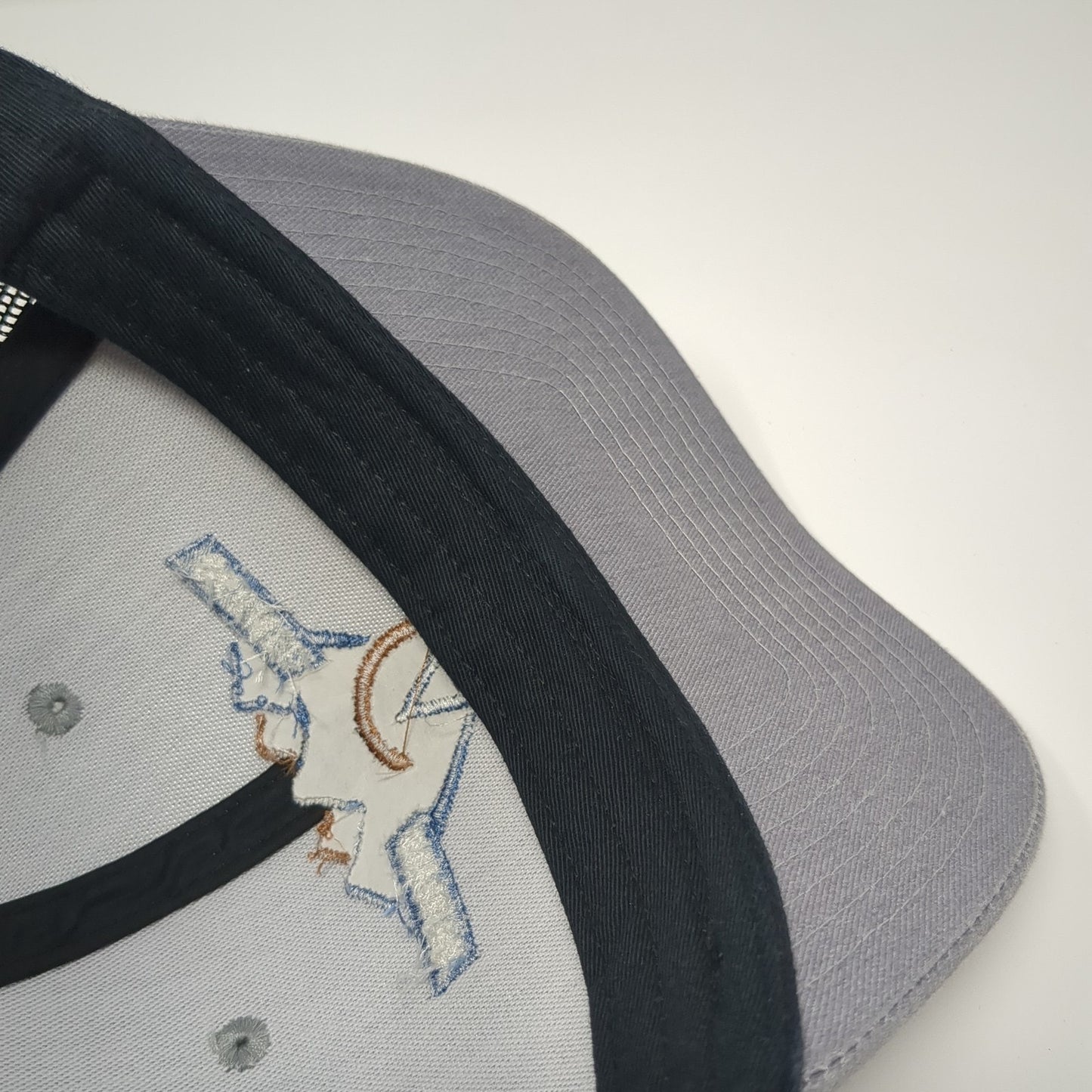 Carmel Aviation Trucker Hat Gray One Size Adjustable Mesh Back Port Authority