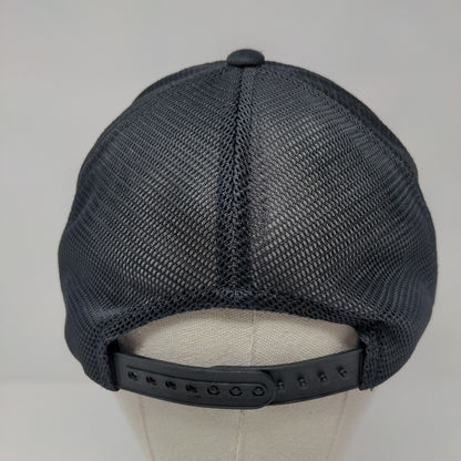 Okta Talent Snapback Mesh Back Trucker Hat Black OSFA Solid Yupoong