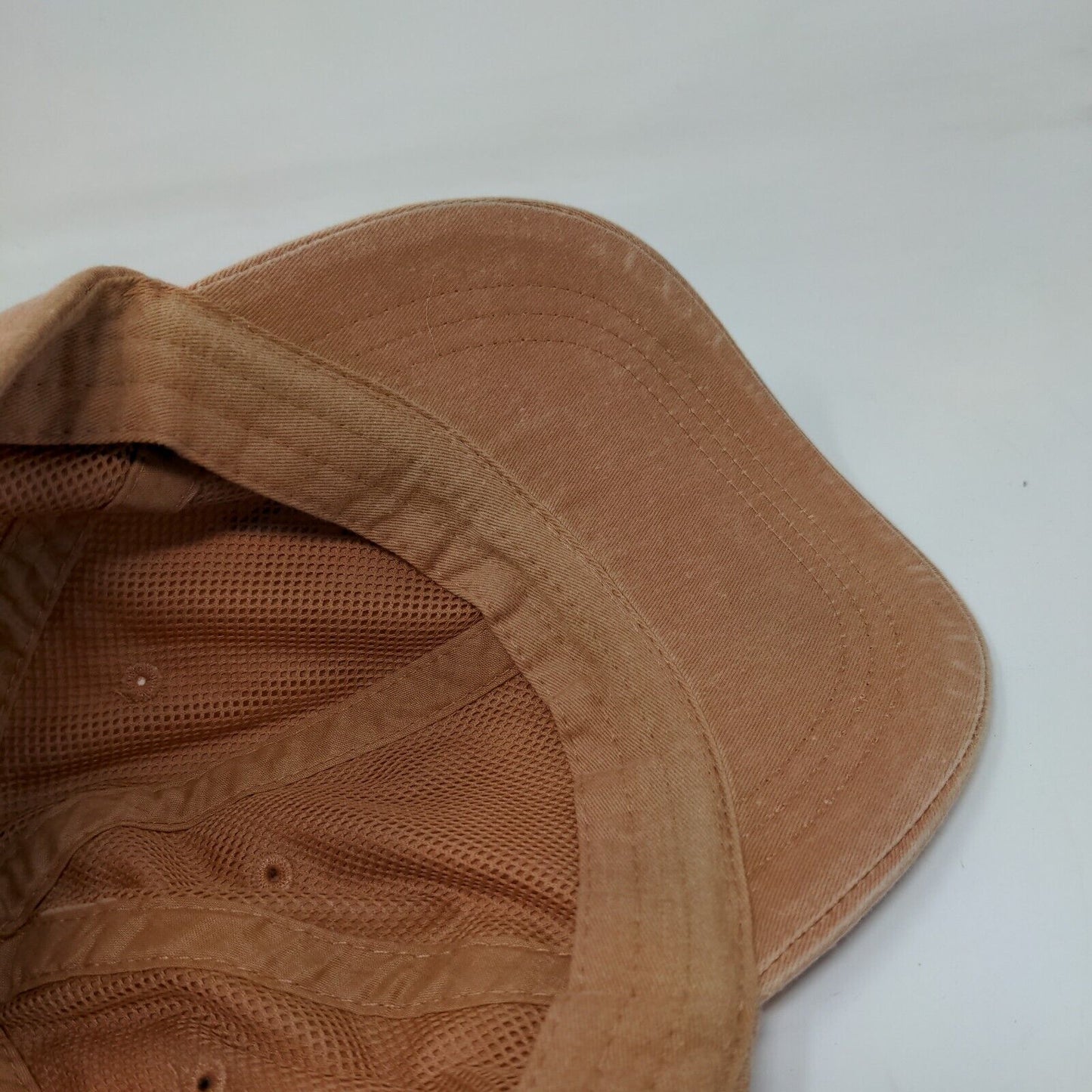 Nice To Meat You Slideback Hat Brownish-Orange One Size Leather Strap