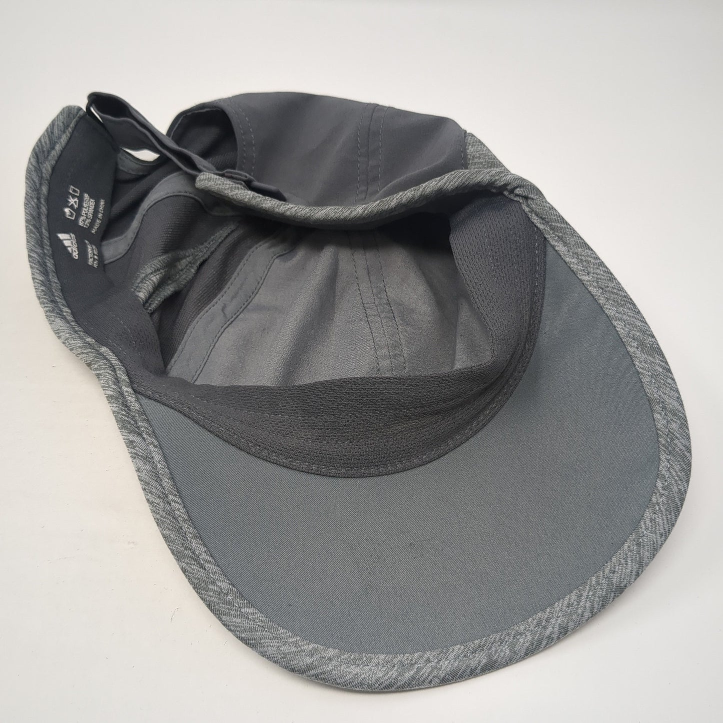 Adidas Strapback Hat Gray One Size 3 Stripes Adjustable Solid Outdoor