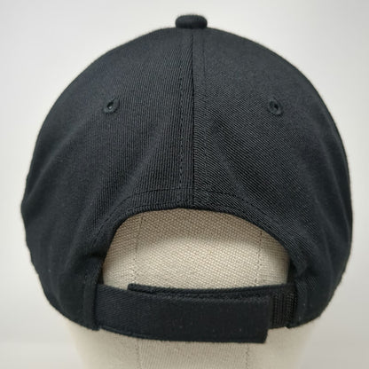 Yupoong Baseball Cap Black One Size CutzConnect Logo Flexfit 110 Strapback Hat