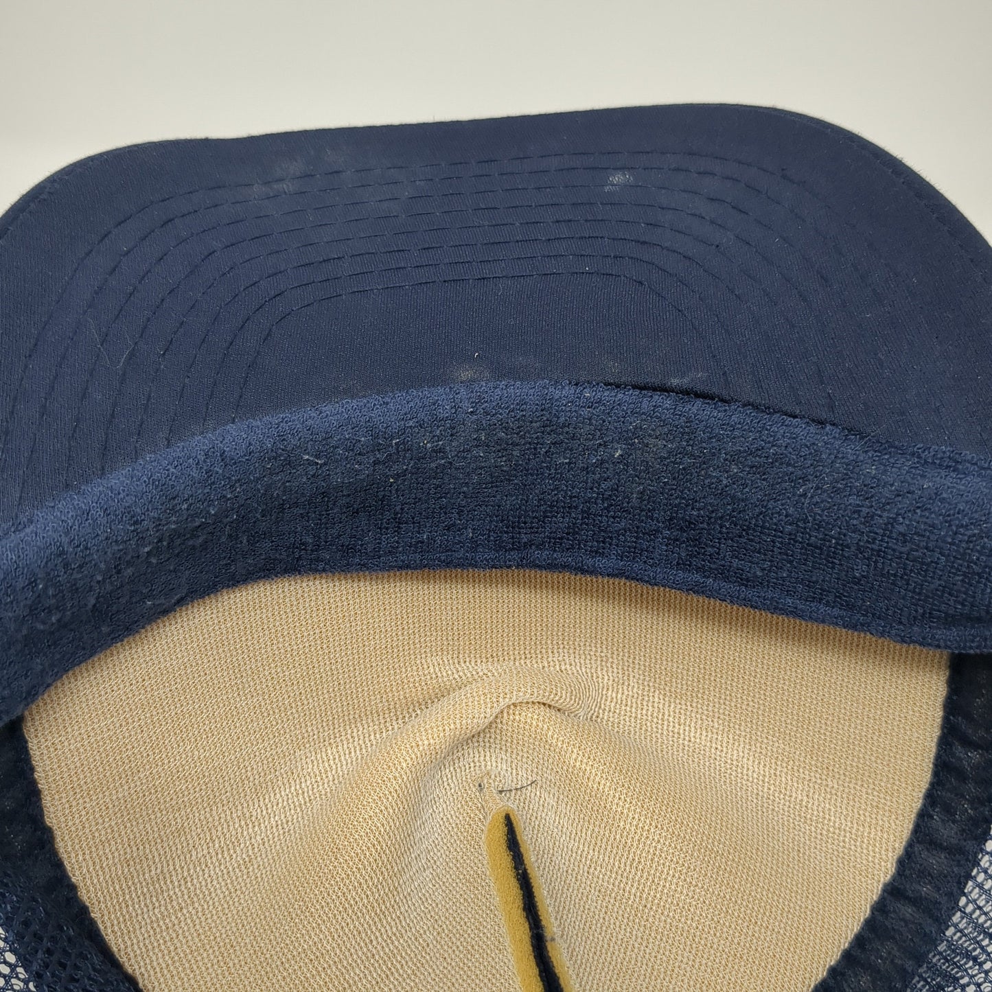 Caba's Lounge Snapback Trucker Hat Blue One Size Mesh Back Adjustable