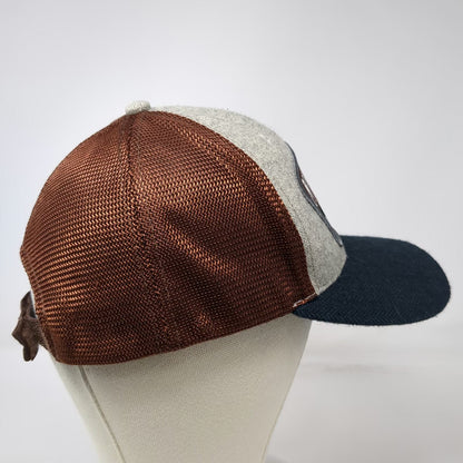 CSI Baseball Cap Gray Blue Brown One Size Myrtle Beach S. Carolina Mesh Back Hat