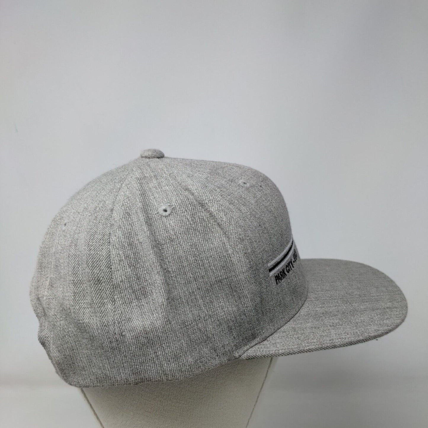 Park City - Utah Snapback Hat Gray One Size Adjustable The Classics Yupoong