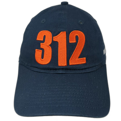 New Era Baseball Cap Blue One Size 312 Hard Knocks Slideback Hat Cotton