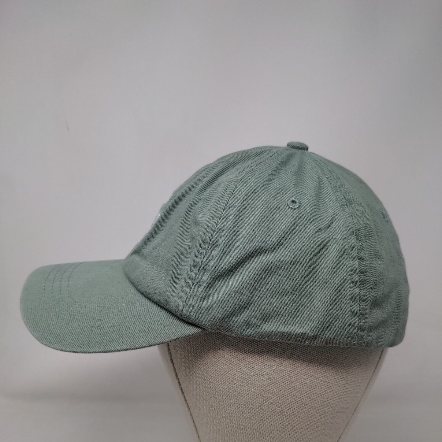 Elephant Ivory Ella Slideback Hat Green One Size Embroidered Adjustable