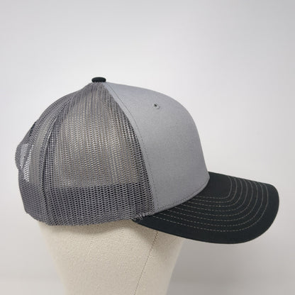 CAT Western States Equipment Snapback Trucker Hat Gray One Size Mesh Back