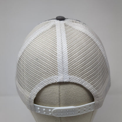 Galena Lodge Ketchum Idaho Snapback Trucker Hat Gray OS Mesh Back Fahrenheit