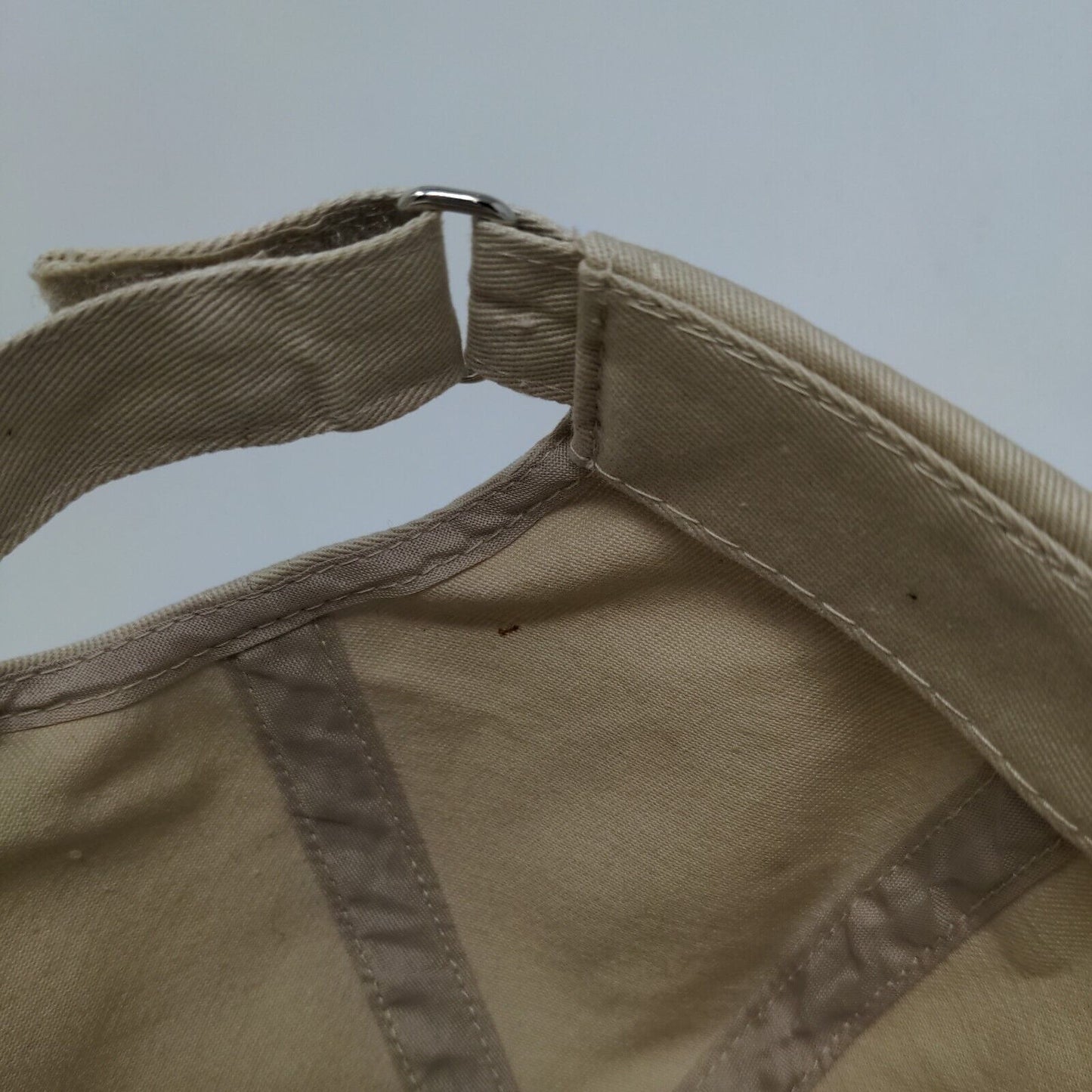 Unbranded Slideback Hat Solid Tan One Size Adjustable Blank 6 Panel