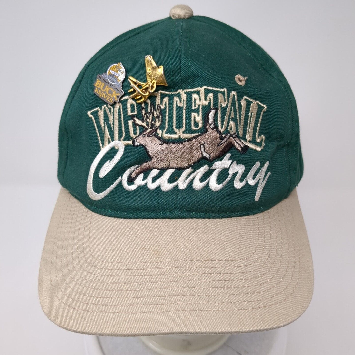 Whitetail Country Snapback Hat Multi OSFA Embroidered Pins Signatures