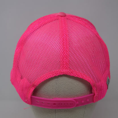 Greetings From California Snapback Rope Trucker Hat Pink One Size Otto
