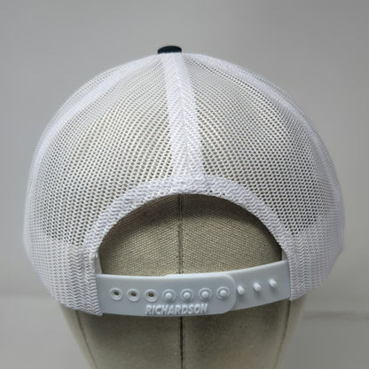 Richardson Trucker Hat Blue One Size Mesh Back Snapback Summit View CPA Logo Hat