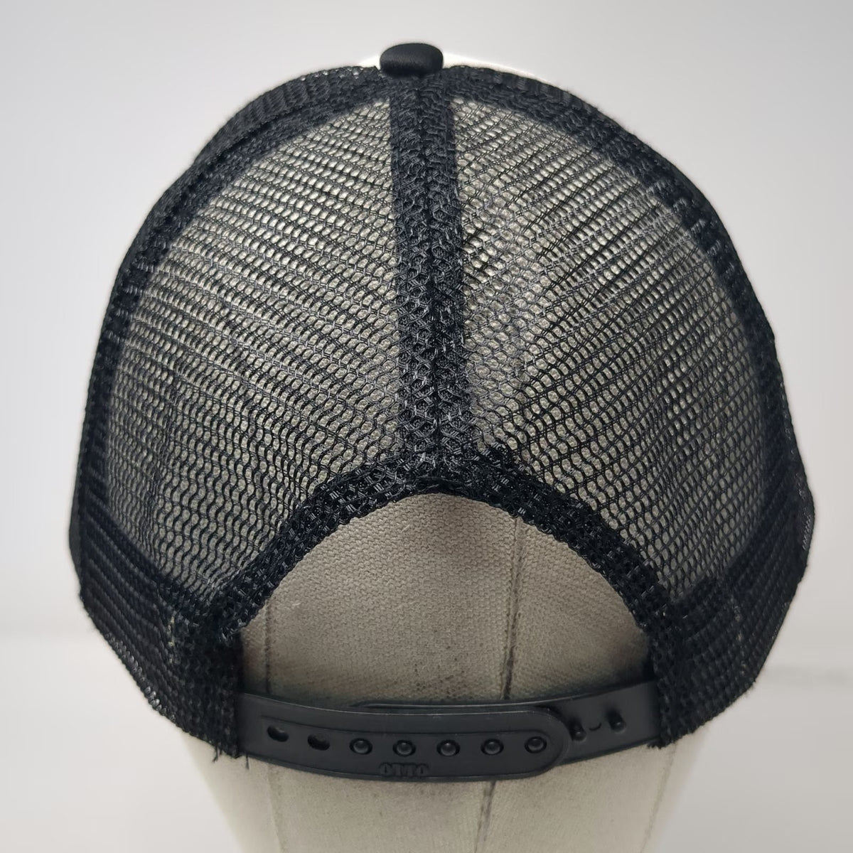Otto Trucker Hat Black OSFM Rustler India Pale Ale Beer IPA Mesh Back Western