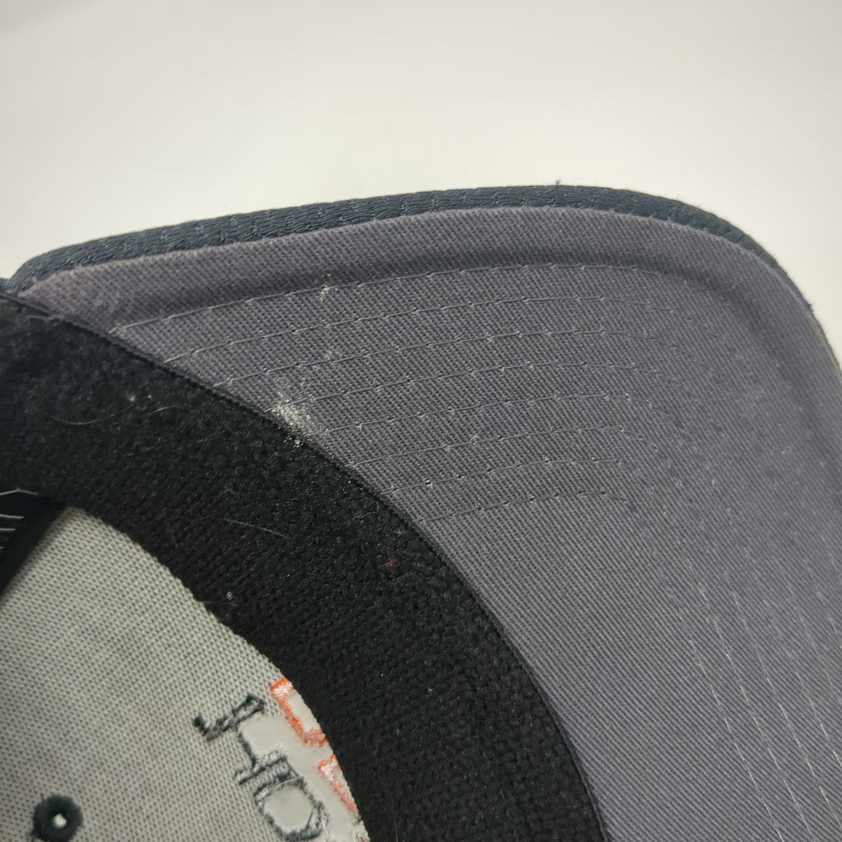 New Era 39THIRTY Gray Baseball Cap L House of Design Orange Black Stretch Hat