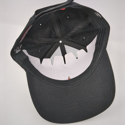 Barrett-Jackson Houston Strapback Hat Black One Size Adjustable Mid Fit Ahead