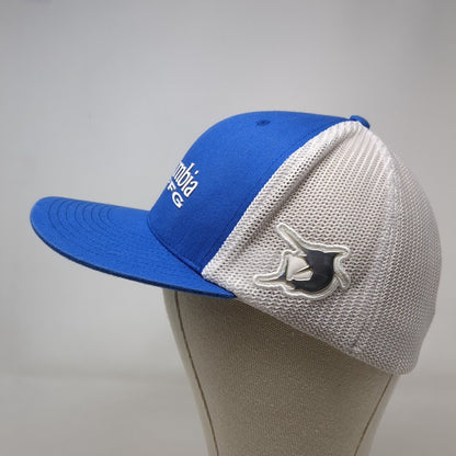 Columbia PFG Fitted Mesh Back Trucker Hat Blue L/XL Colorblock Outdoor