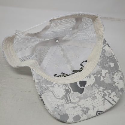 Cabela's CLUB Trucker Hat Gray Viper Snow Camo Mesh Snapback One Size Hunting
