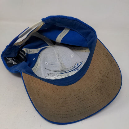 Zephyr Men's Snapback Hat Blue Embroidered Miami Dade College Sharks Logo