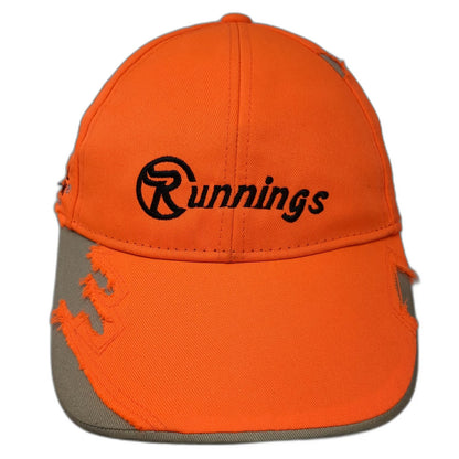 Baseball Cap Orange One Size Frayed Runnings Federal Ammunition 2012 Hunting Hat