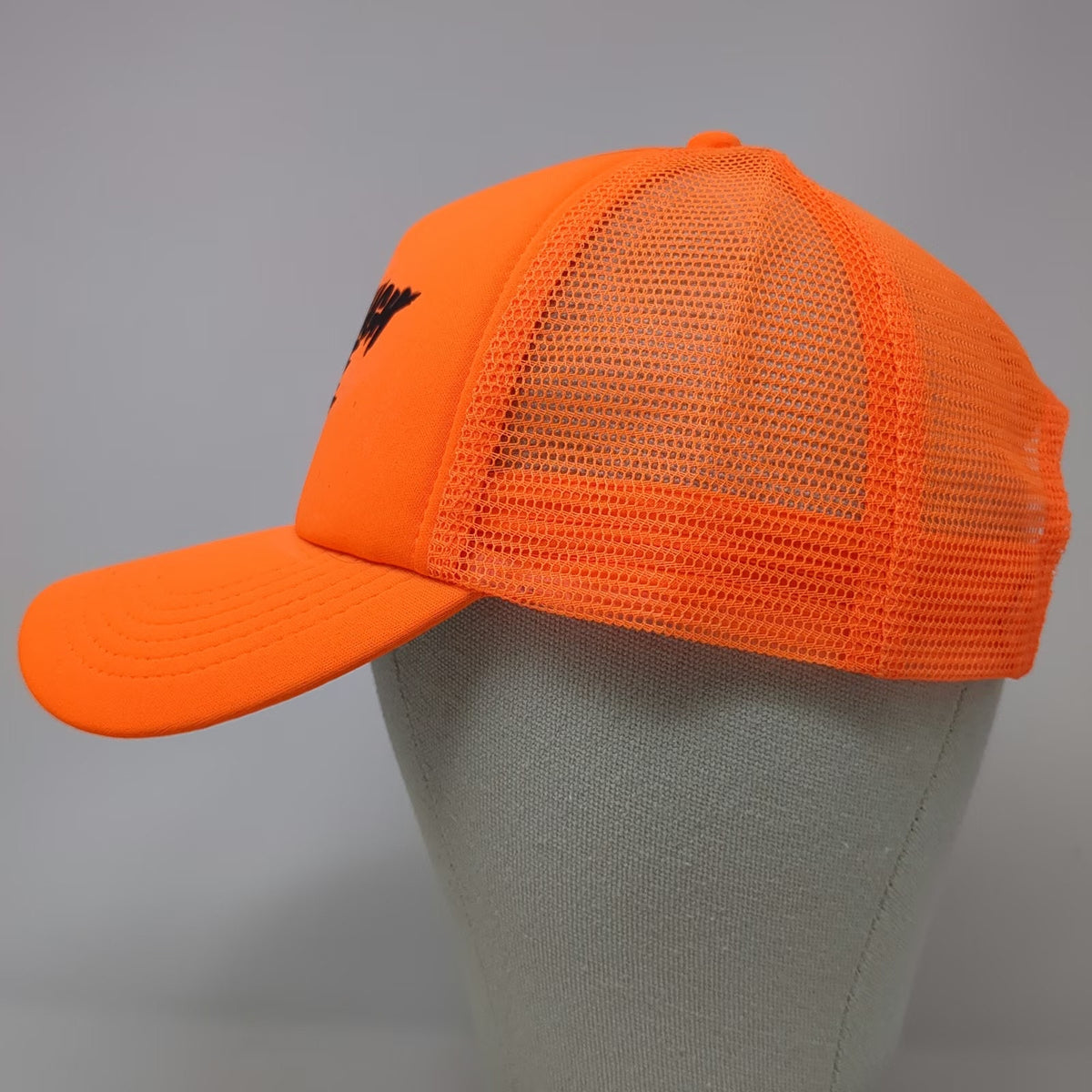 George Trucker Hat Orange One Size Sourdough Lodge Snapback Mesh Back Graphic