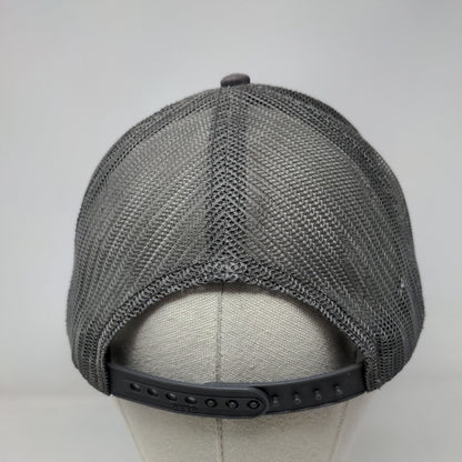 HD Supply Snapback Mesh Back Trucker Hat Gray OSFM Embroidered Otto