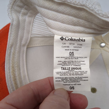 Columbia Snapback Trucker Hat Multicolor OS Adjustable Embroidered Mesh Back