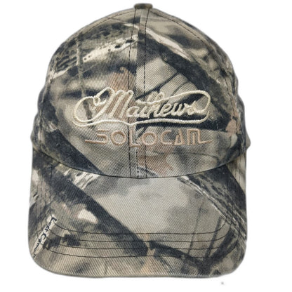 Mathews Baseball Cap Gray Brown One Size Lost Camo Archery Solocam USA hat