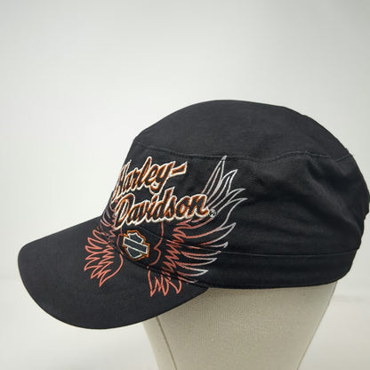 Harley-Davidson Army Cap Black One Size Slideback Wings Bar Shield Logo Hat