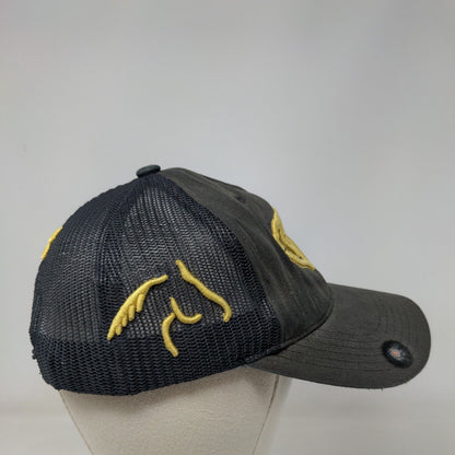 Horse Equestrian Snapback Mesh Back Hat Embroidered Logo Explosion Caps