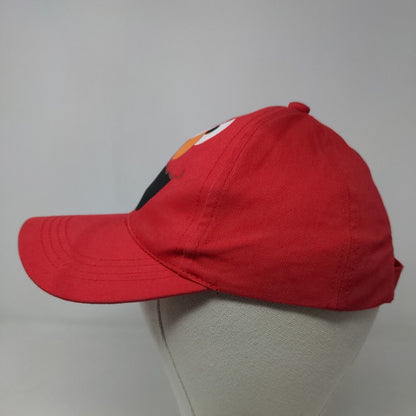 Sesame Street Boy's Strapback Hat Red Size Toddler Graphic Elmo Face Logo