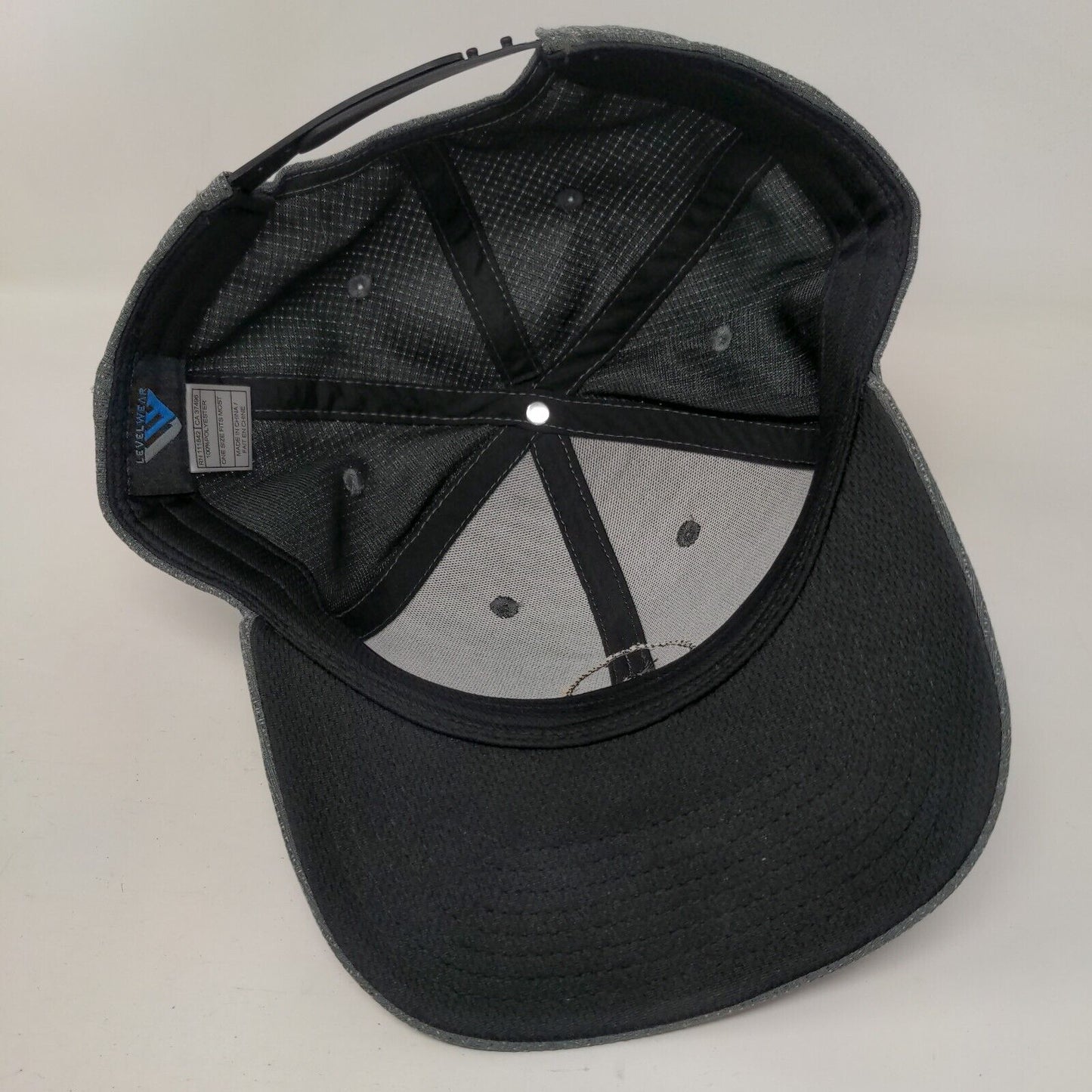 Lakeside GC Patch Snapback Hat Gray OSFM Adjustable 6 Panel Levelwear