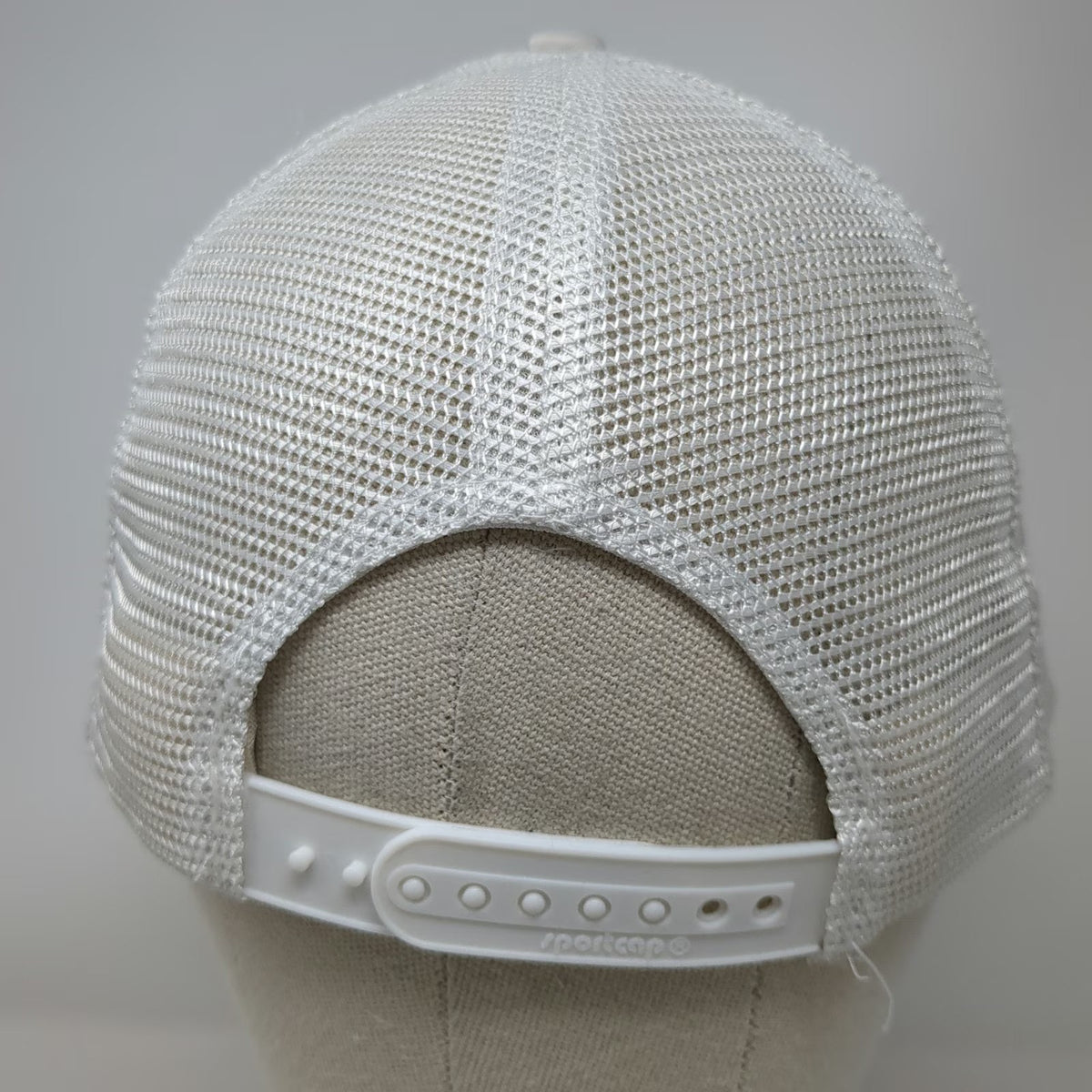 Sportcap Trucker Hat White One Size Idaho Lottery Foam Front Mesh Snapback