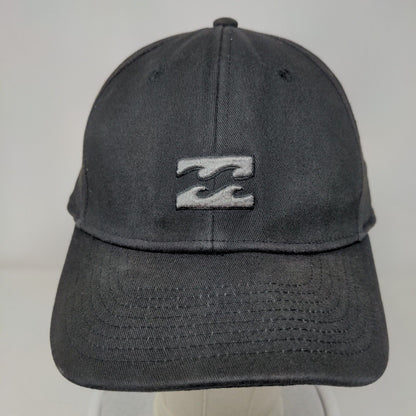 Billabong Fitted Hat Black Large/XL Embroidered Logo 6 Panel Vent Holes