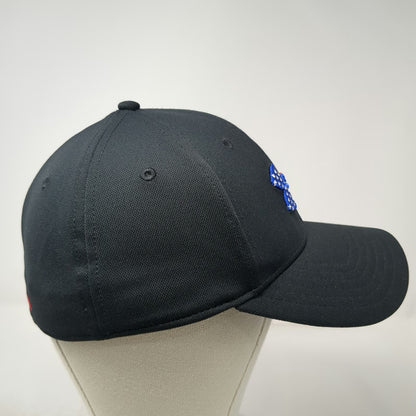 Under Armour Baseball Cap Black XL Freedom American Flag Logo Stretch Fit Hat