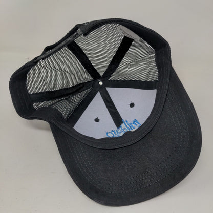 Milagro Tequila Snapback Mesh Back Trucker Hat Black One Size Embroidered