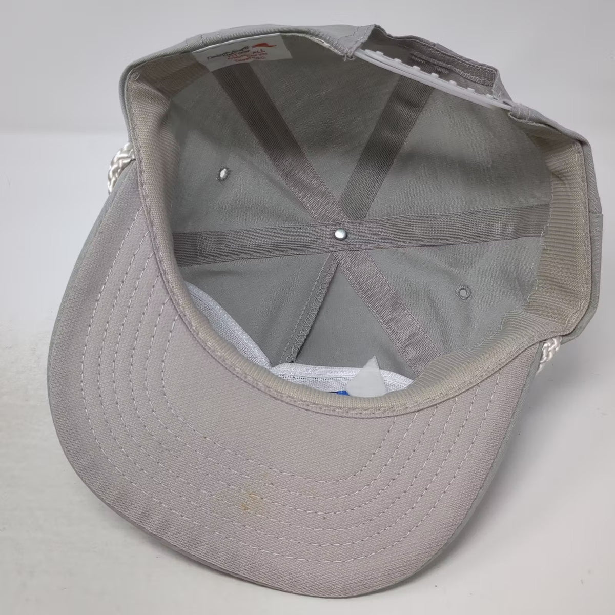 Designer Award Headwear Franklin Adhesives 5 Panel Hat Gray OS Snapback Rope