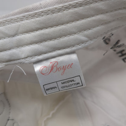 NYC Team Najor Slideback Hat White One Size Adjustable Embroidered Boyee