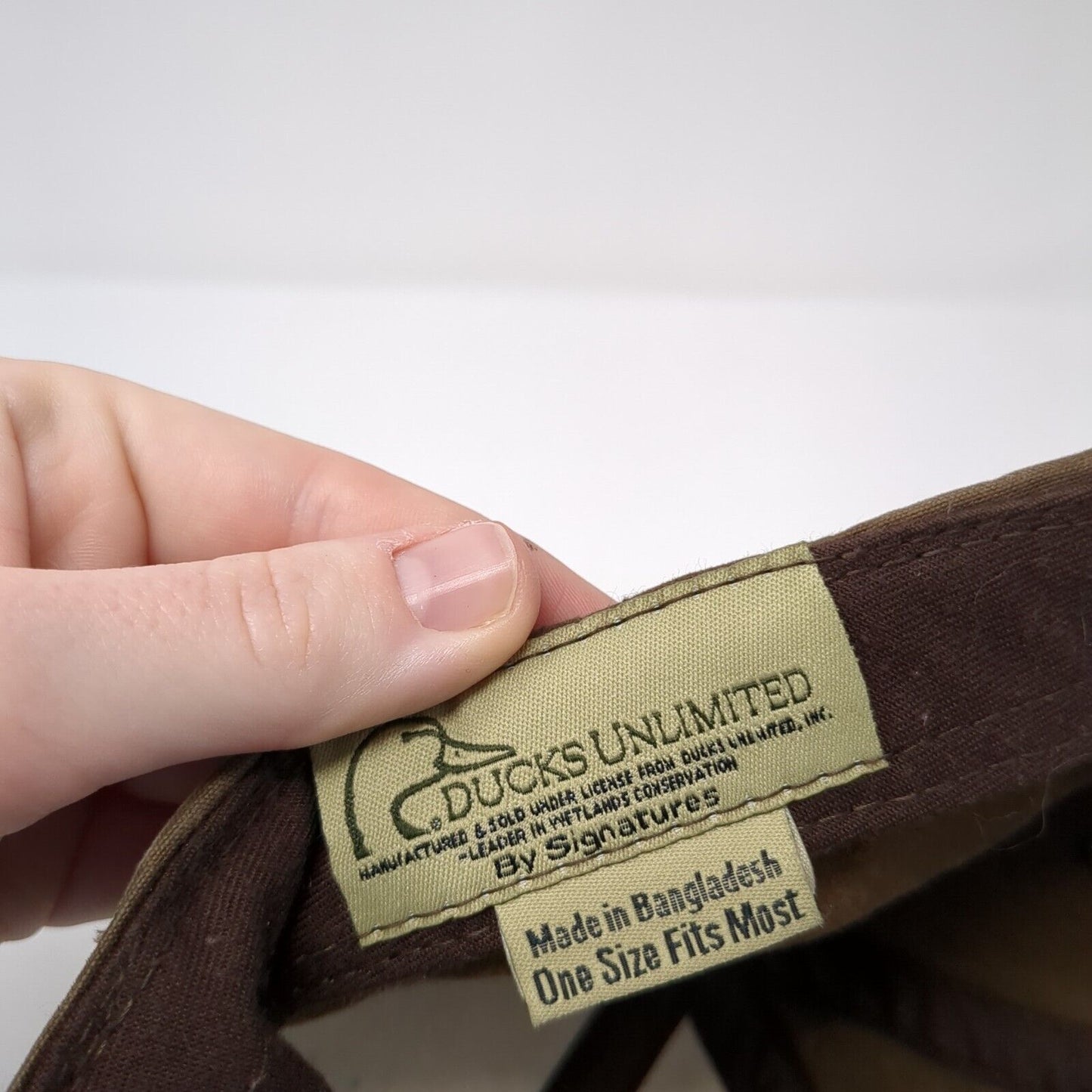 Ducks Unlimited Est. 1937 Slideback Hat Brown One Size Hunting Outdoor