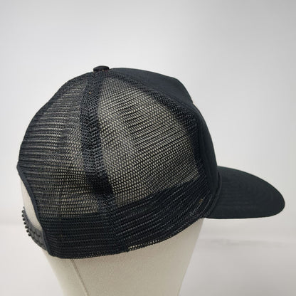 Cobra Caps Trucker Hat Black One Size Snapback Money Can't Buy Happiness Quote