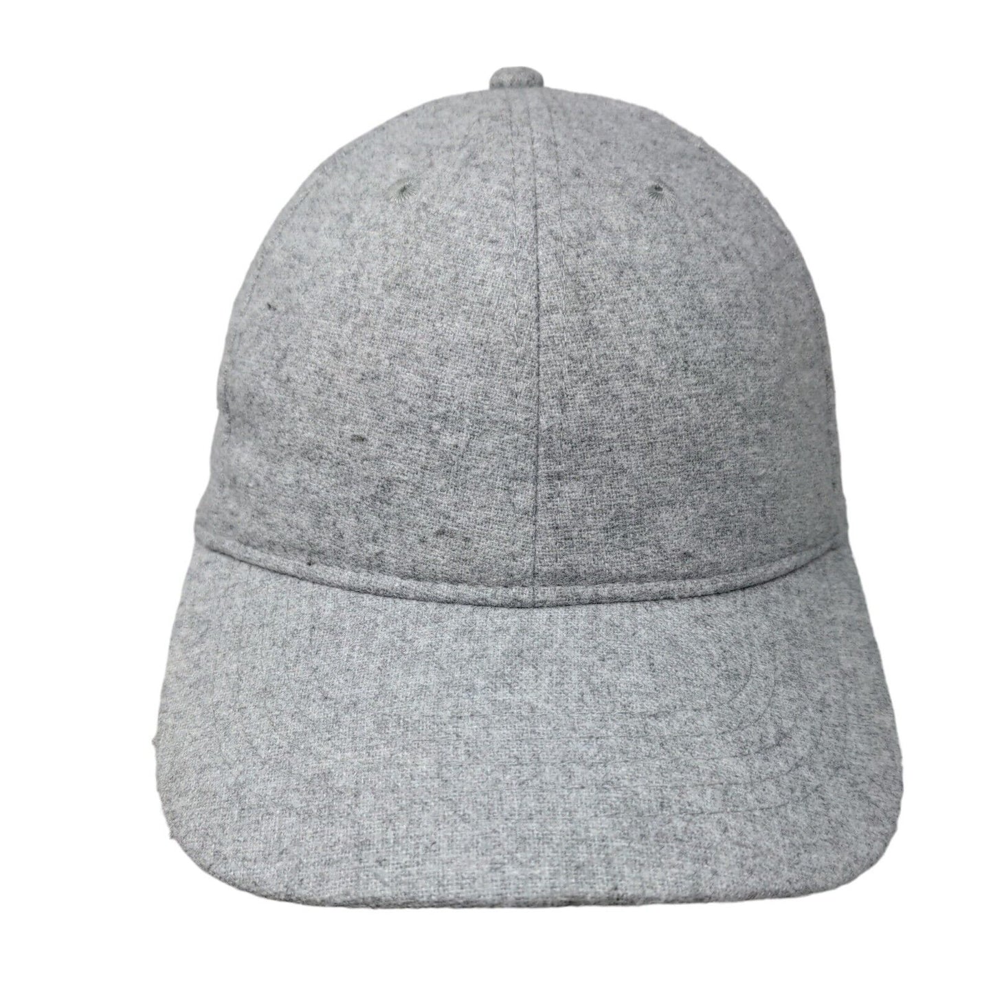 Unbranded Slideback Hat Gray OSFM Adjustable 6 Panel Solid Blank