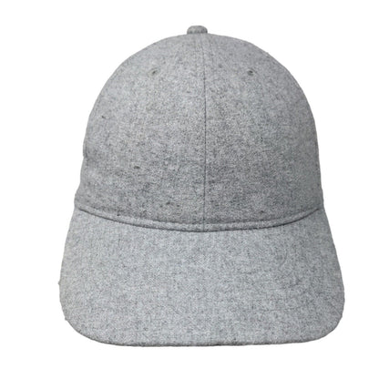 Unbranded Slideback Hat Gray OSFM Adjustable 6 Panel Solid Blank