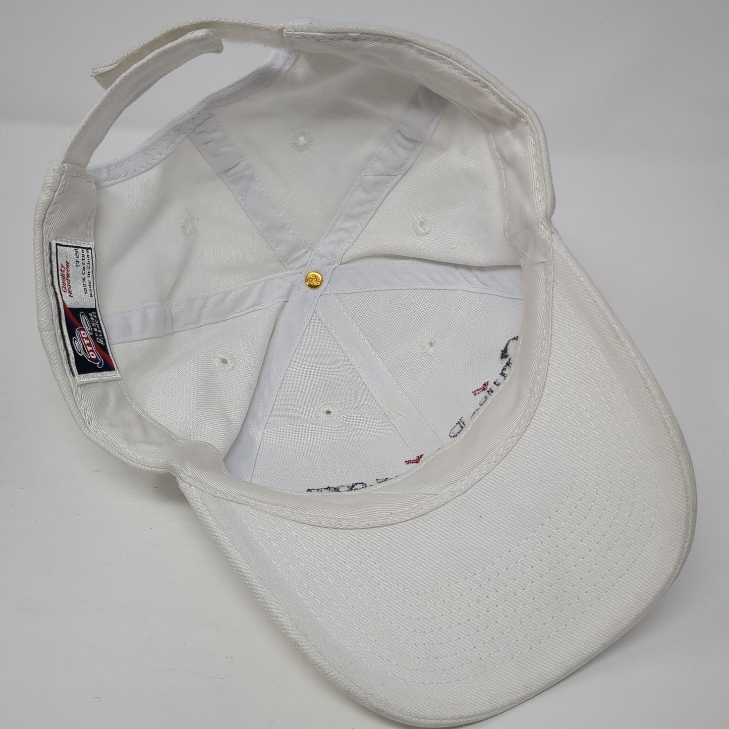 Cruise Reviews.com Baseball Cap White One Size Adjustable Embroidered Otto