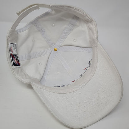 Cruise Reviews.com Baseball Cap White One Size Adjustable Embroidered Otto