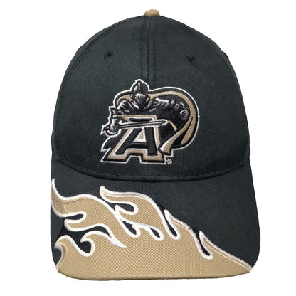 Army Black Knights NCAA The Game Hat Cap Black Gold OSFM Flame Brim Strapback