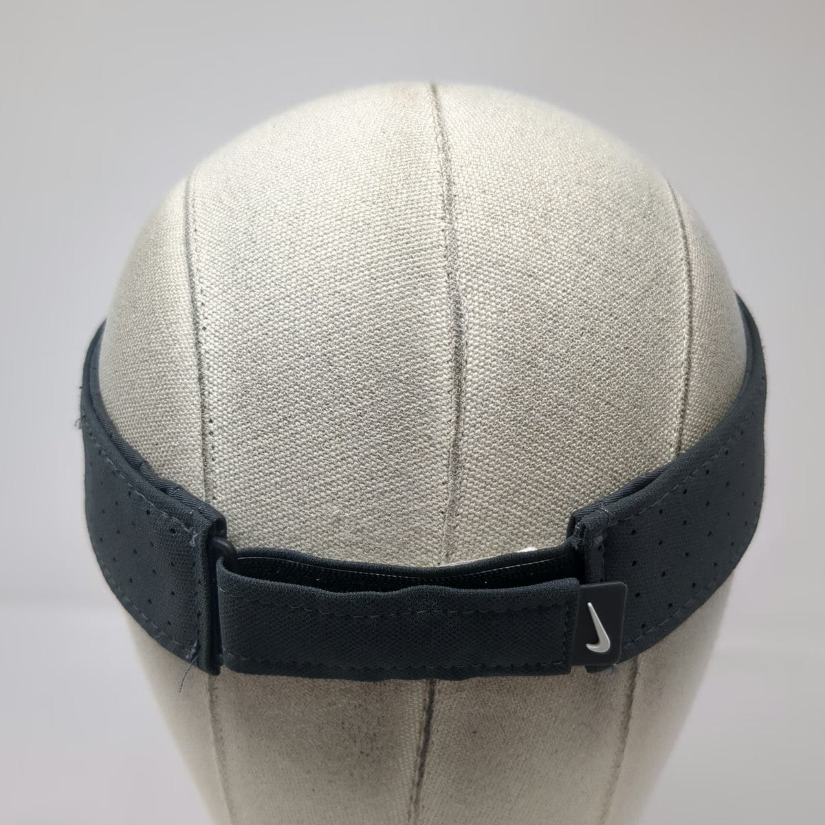 Nike Visor Gray One Size Dri-Fit Perforated Mustangs 25 Years Swoosh Golf Hat